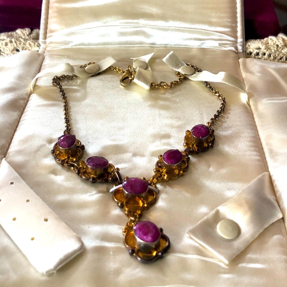 Stauer Natural Ruby necklace